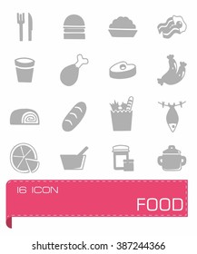 Vector Food icon set