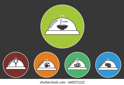 Vector food icons
