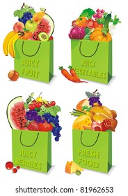 Vector Food Icons. Abstract web symbols.