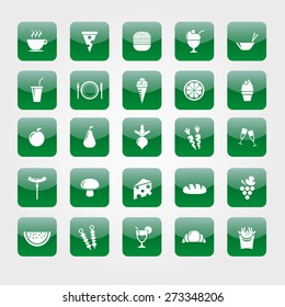 Vector Food Icons Set