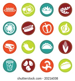 Vector Food Icons Set 8