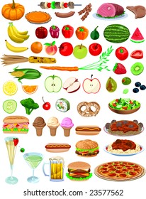 Vector Food Items