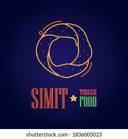 the vector food logo design