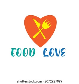 Vector food logo or food lover logo or clip art