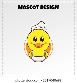 Vector food logo mascot illustration vector design