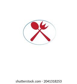 vector food logo or minimalist food clipart or flat food logo