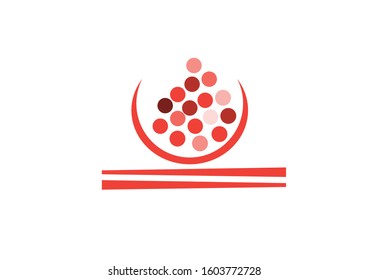 vector food logos and icons. icon logo. Multimedia, Company, technology, beauty and science logo