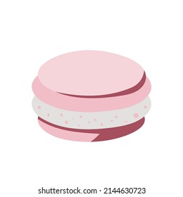 macarons de comida vectorial. Galletas Macaroon aisladas en fondo blanco
Y... Dulce y sabrosa plantilla vectorial para la cocina y el menú del restaurante.