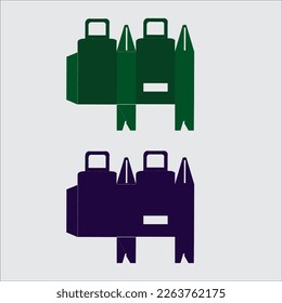 Imagen de la plantilla de empaque de alimentos para vectores