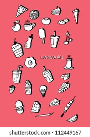 Vector Food Set