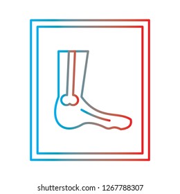 Vector foot icon
