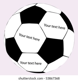 vector football.