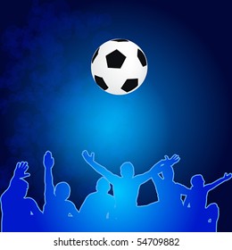 Vector football background