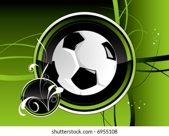 fondo de fútbol vectorial
