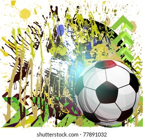 Vector football background