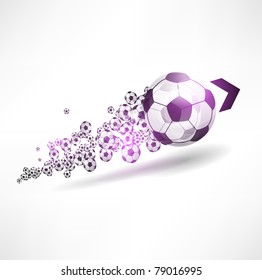 Vector football background