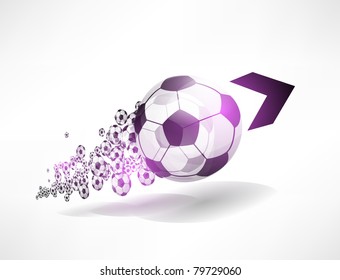Vector football background