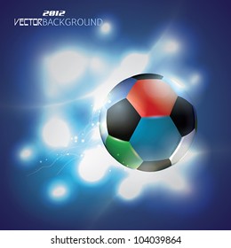 Vector Football ball background