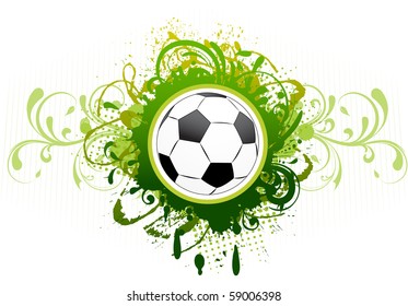 Vector football banner.