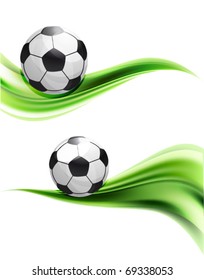 Vector football banner