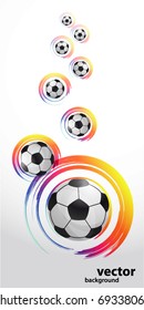 Vector football banner