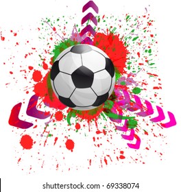 Vector football banner