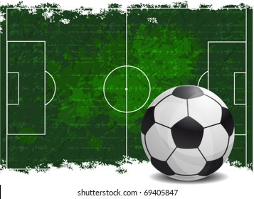 Vector football banner