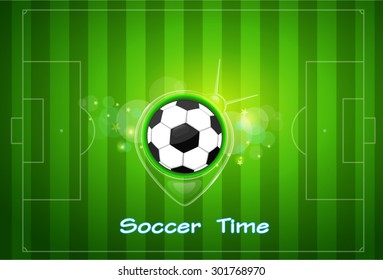 vector football broadcast background, Illustration  