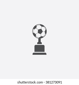 Vector football cup Icon