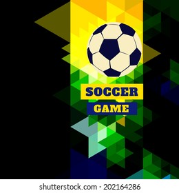 vector football design art background