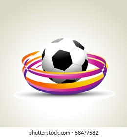 vector football design colorful illustration