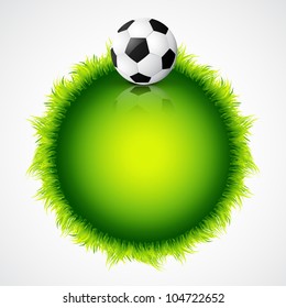 vector football design with space for your text