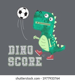 vector of football dino, little dino, league, the greatest shot, animal vector, cute dino, unique vector for t shirt