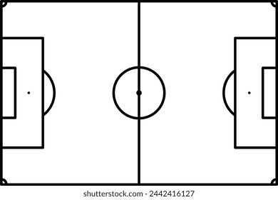 vector of a football field