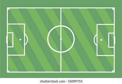 vector football field