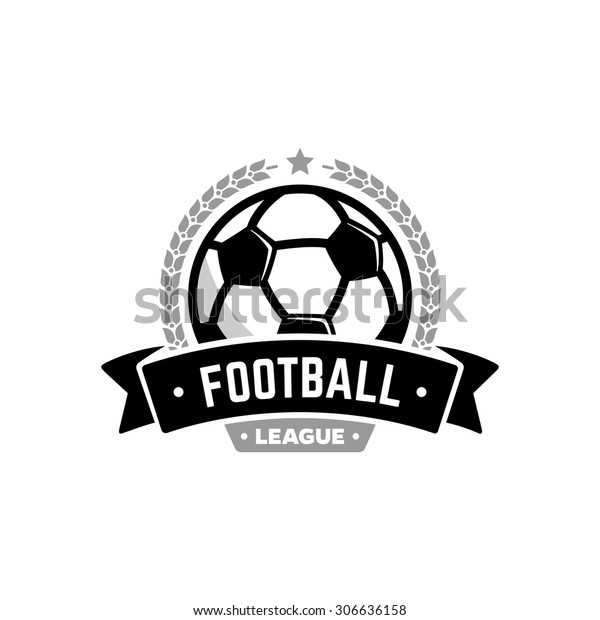 Vector Football League Logo Ball Sport Stock Vector (Royalty Free ...