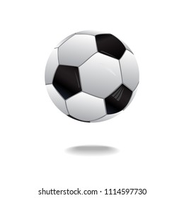 vector football on white background for use in design, textiles, paper, wallpaper