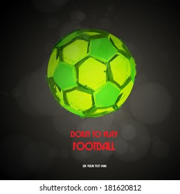 Vector football, soccer Ball