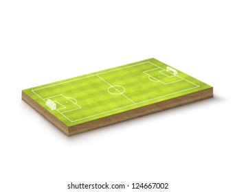 vector football/soccer field