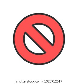 Vector Forbidden Icon
