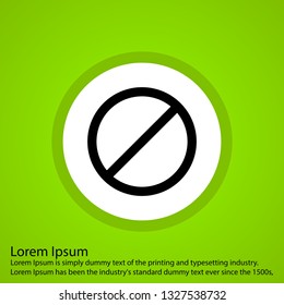 Vector forbidden Icon
