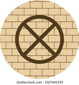 Vector Forbidden Icon
