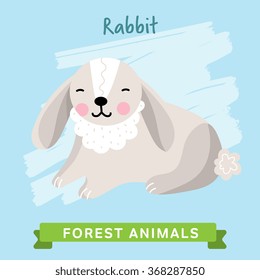 Vector forest Animal, Rabbit.