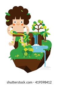 Vector Forest Fairy