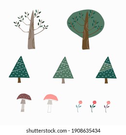 北欧 デザイン 木 のイラスト素材 画像 ベクター画像 Shutterstock