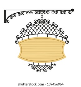 Vector forged signboard