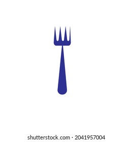 vector fork or minimalist illustration