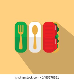 vector of fork and spoon logo for your company