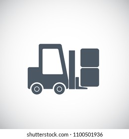 Vector forklift Icon