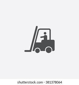 Vector Forklift Icon